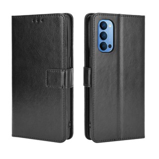 Ốp lưng OPPO Reno4 Bao da PU dạng lật Ốp lưng OPPO Reno4 Bao da PU dạng lật