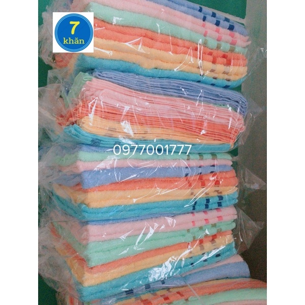 [Chính hãng] Khăn tắm Hải Cẩu 50x100cm Phong Phú 100% cotton - Mẫu Ô