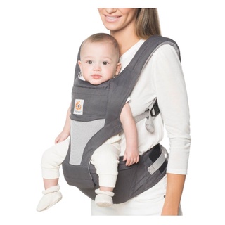 Địu cho bé Ergobaby Hip Seat Cool Air Mesh – Carbon Grey