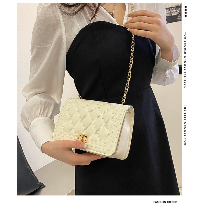 Túi Đeo Vai Hình Vuông Cỡ Nhỏ Phong Cách Vintage Thời Trang 2022 Cho Nữ