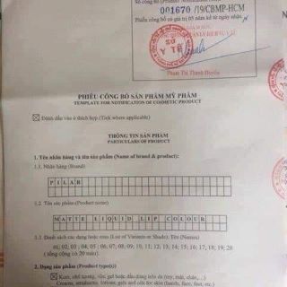 Son Kem Lì Pilar Màu Đỏ Ruby