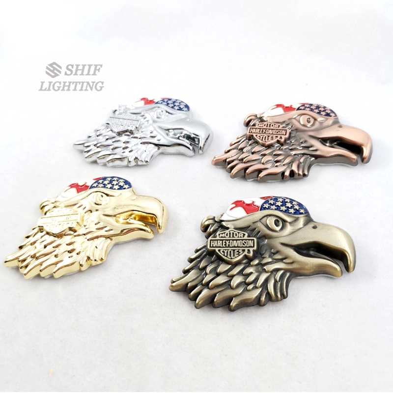 1 x Metal Hawk Eagle Harley Davidson Logo Motorbike Car Auto Truck Decorative Emblem Badge Sticker Decal