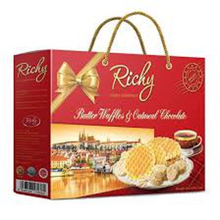 Bánh quai xách hỗn hợp Bơ trứng Richy 368g