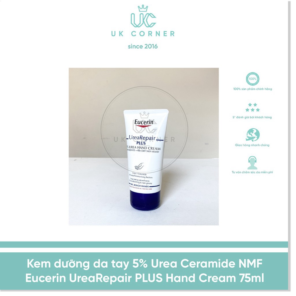 [Mã giảm giá mỹ phẩm chính hãng] Kem dưỡng da tay, da chân chứa Urea của Eucerin