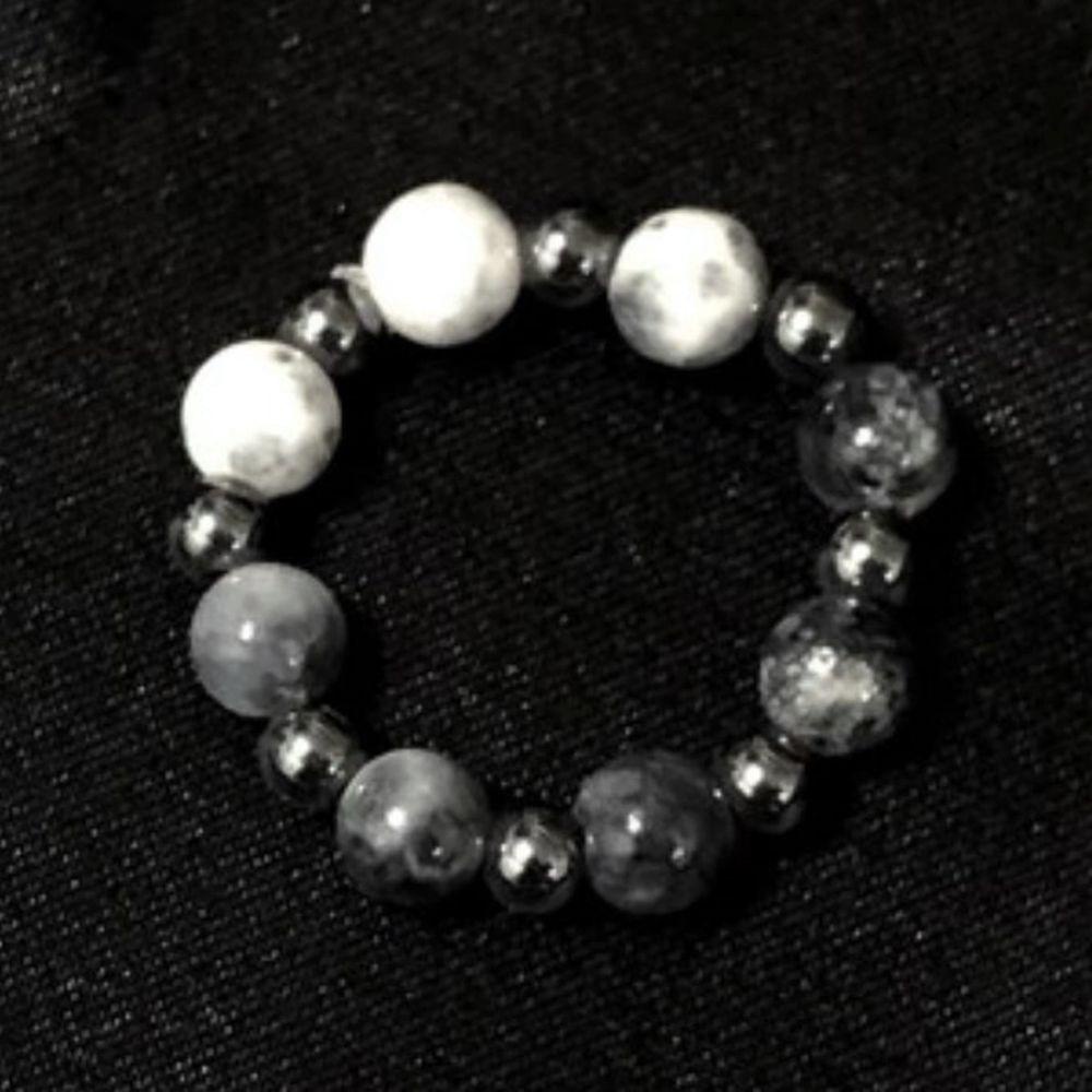 Nhẫn Đeo Tay Co Giãn Đính Hạt Hình Bướm Phong Cách Hàn Quốc WMES15H