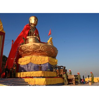 sỉ vải phi đỏ vàng may đồ lễ (chỉ bán từ 10mét).