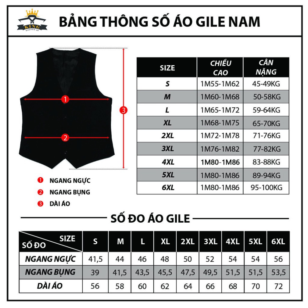 Áo gile phối túi trắng KING ghile nam 4 nút form rộng phối vest cao cấp phong cách sang trọng giá rẻ Z12