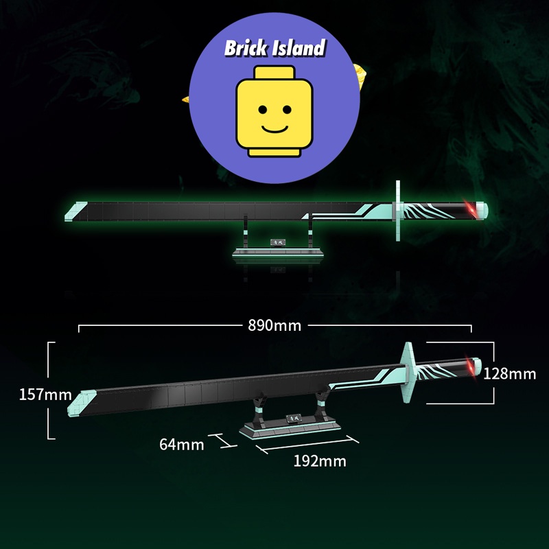 Mô hình kiếm Katana - Brick Island