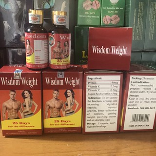 Vitamin wisdom weight hỗ trợ tăng cân dành cho người gầy