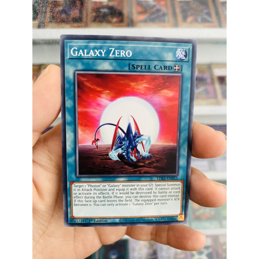 Thẻ Bài YugiOh! Mã LDS2-EN055 - Galaxy Zero - Common - 1st Edition