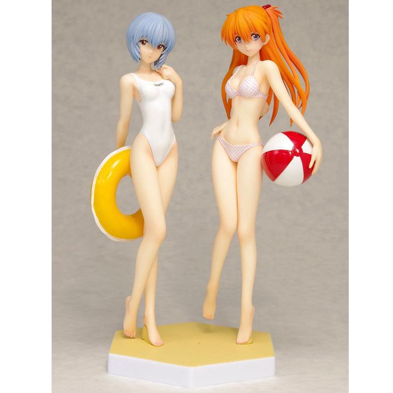 Mô hình đồ chơi nhân vật ayanami rei KA langley soryu trong Anime " Genesis evangelion "