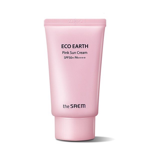 Kem Chống Nắng The Saem Eco Earth Power Pink ++++ 50g
