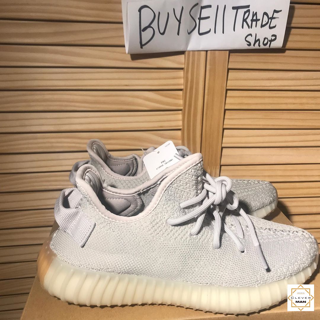 (FREESHIP+HỘP)  Giày thể thao Sneakers  YZ 350 V2 Sesame xám đế nâu cực đẹp cho cả nam và nữ