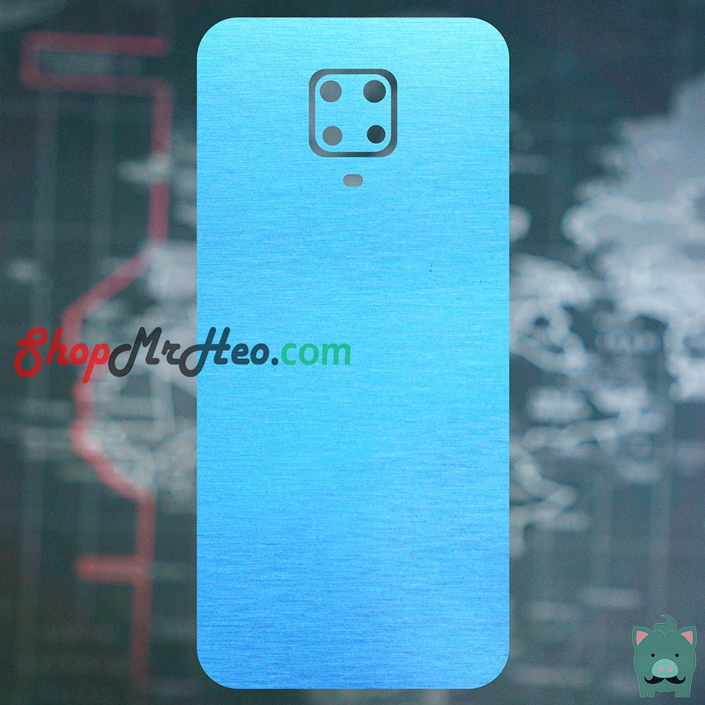 Skin Dán Mặt Sau Lưng Vân Nhôm Xiaomi Redmi Redmi Note 9 - Note 9s