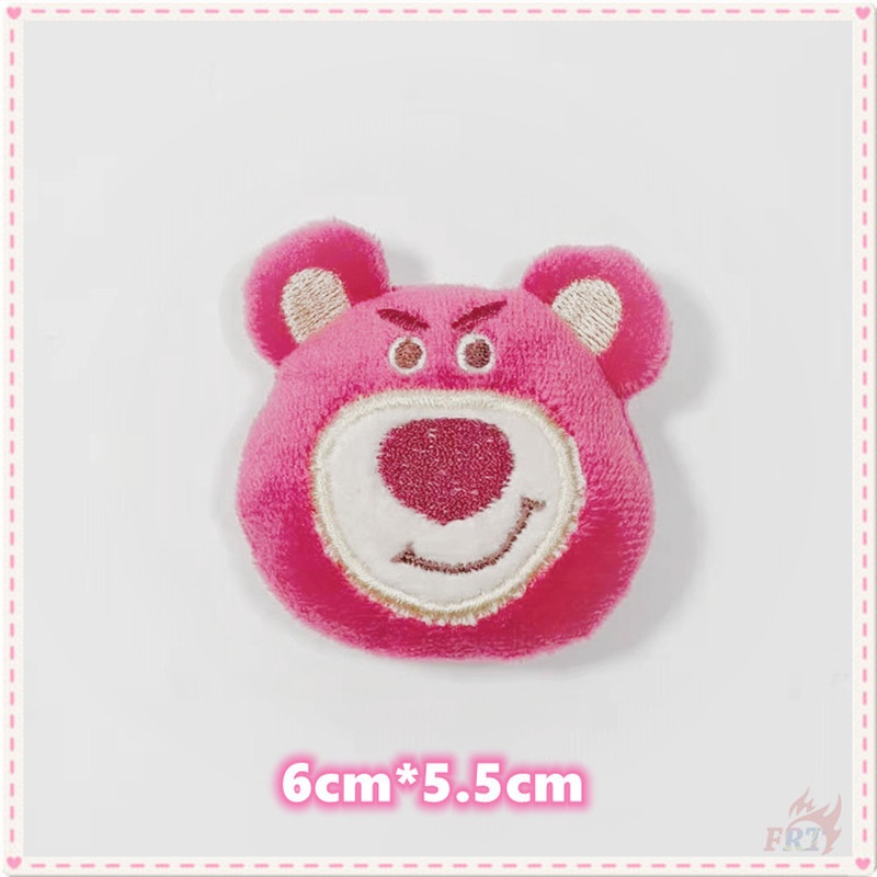 ★ Lotso Ghim Cài Áo Hình Nhân Vật Hoạt Hình Nhồi Bông Đáng Yêu ★ 1 Huy Hiệu Cài Áo Trang Trí Balo Hình Gấu/Gấu Lots-o' Dễ Thương