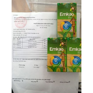 EMKAO Plus Vitamin D3 Kết Hợp K2 - Hỗ trợ tăng trưởng chiều cao, phát triển hệ xương, giảm khóc đêm ở trẻ - DK Pharma