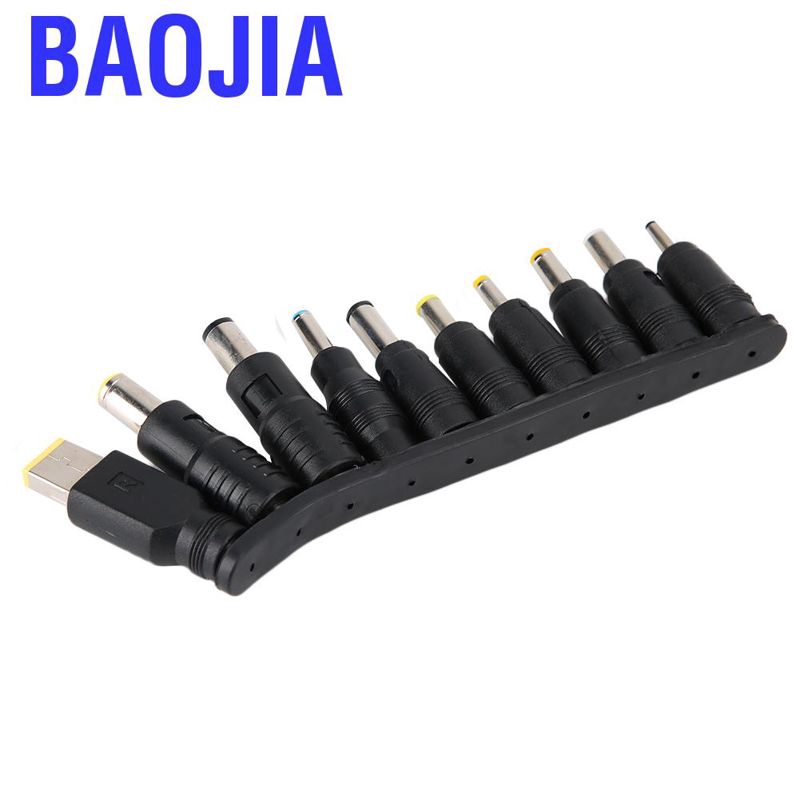 Bộ 10 Đầu Nối Nguồn Dc 5.5mm Đa Năng Cho Laptop Connec