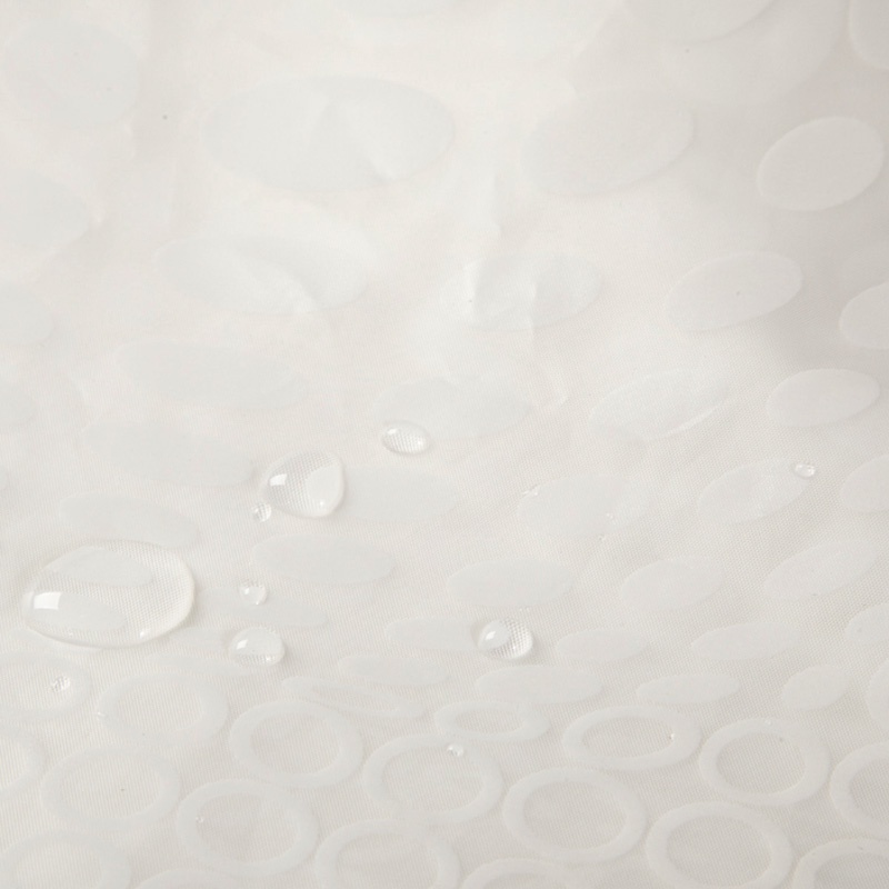 PEVA Waterproof Toilet Simple Ball Printed Shower Curtain