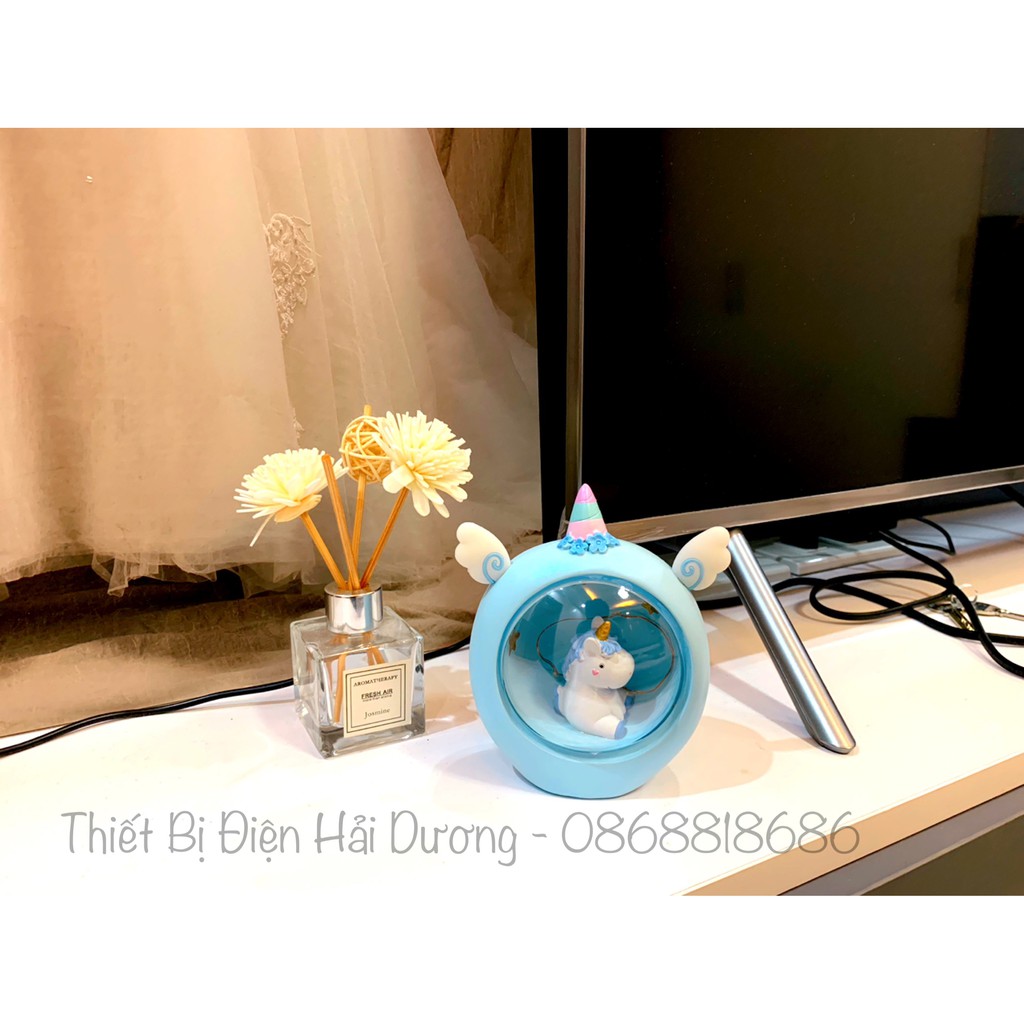 Đèn ngủ kỳ lân dễ thương W1044 - quà tặng ý nghĩa giá rẻ - trang trí căn phòng vintage - món quà cho bé ý nghĩa