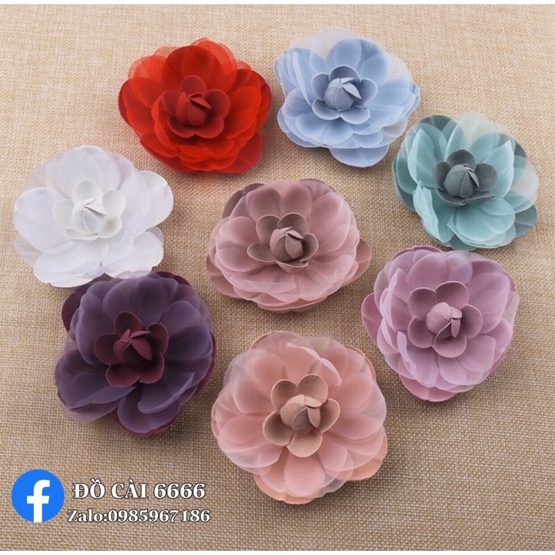 Hoa cài áo, đính váy áo bản 10cm