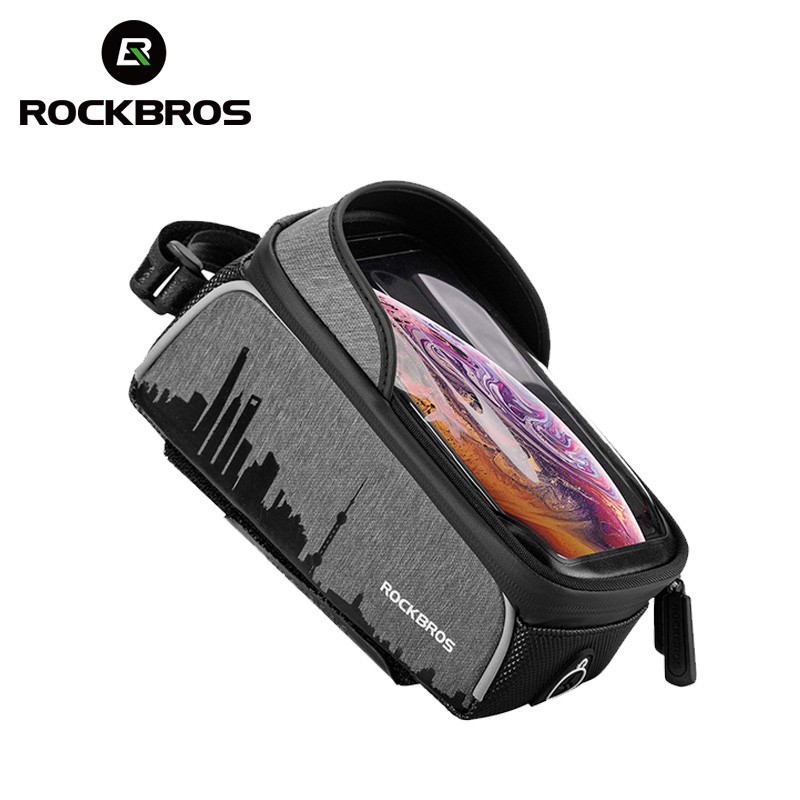 Túi đựng điện thoại ROCKBROS 6.5 inch chống thấm nước gắn khung xe đạp
