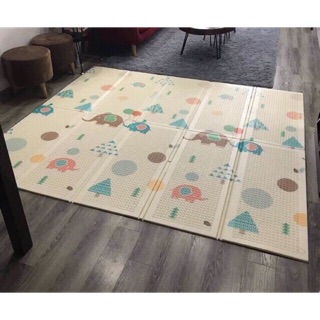 Thảm xốp silicone XPE 1,6x2m cho bé 2 mặt cao cấp