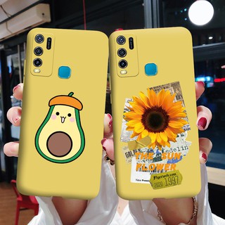 Ốp điện thoại tpu dẻo họa tiết trái bơ / hoa hướng dương Vivo Y50 Y30 Vivo Y 50 30 Y50 1935 Y30 1938