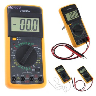 ✿MA✿Digital Multimeter Volt Amp Ohm AC/DC Temperature Hertz Tester