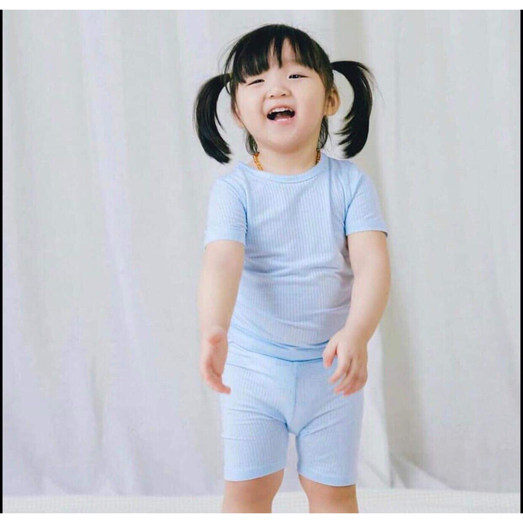 Bộ cotton giấy Avaslew cho bé trai và gái 5-15kg