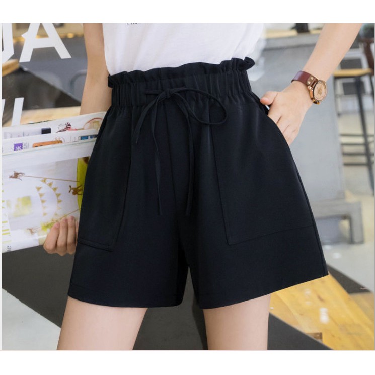 Quần đùi nữ 40-80kg cạp cao cách điệu,siêu đẹp. Chất mềm mát, nhẹ và cực kỳ tôn dáng | BigBuy360 - bigbuy360.vn