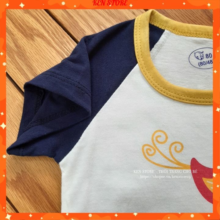 Áo thun cho bé, áo phông trẻ em cotton cộc tay size 73-130 KEN STORE
