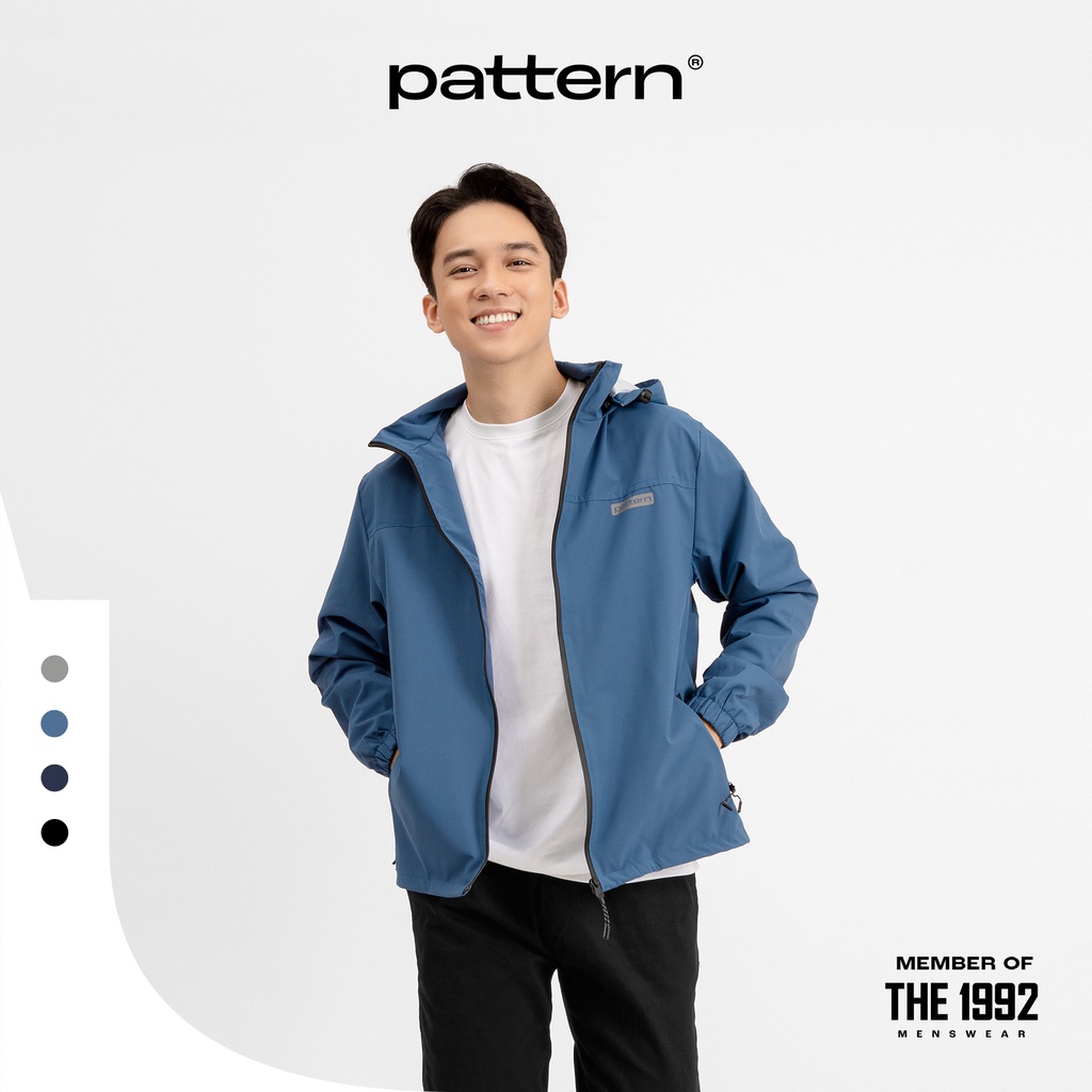 Áo khoác gió trơn PATTERN 4 màu chống thấm nước PK003