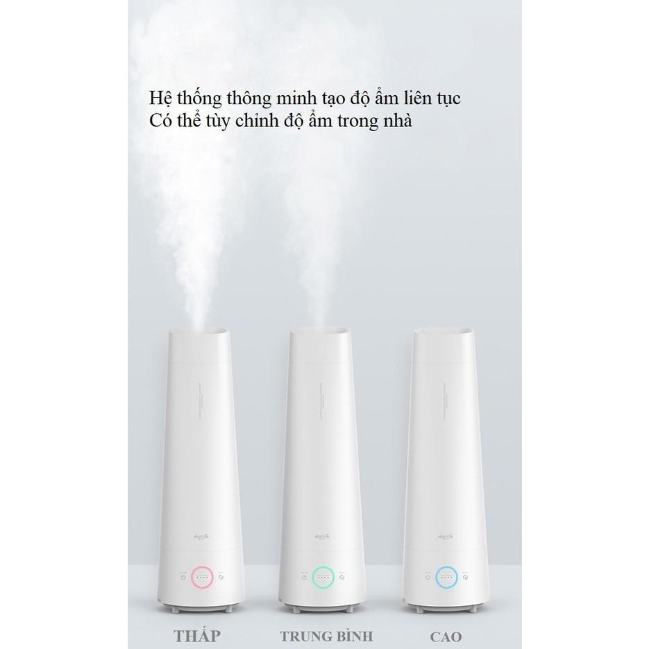 Máy tạo độ ẩm không khí Deerma LD210 Dung tích 4L hiển thị độ ẩm OLED 3 màu điều khiển cảm ứng - Minh Tín Shop