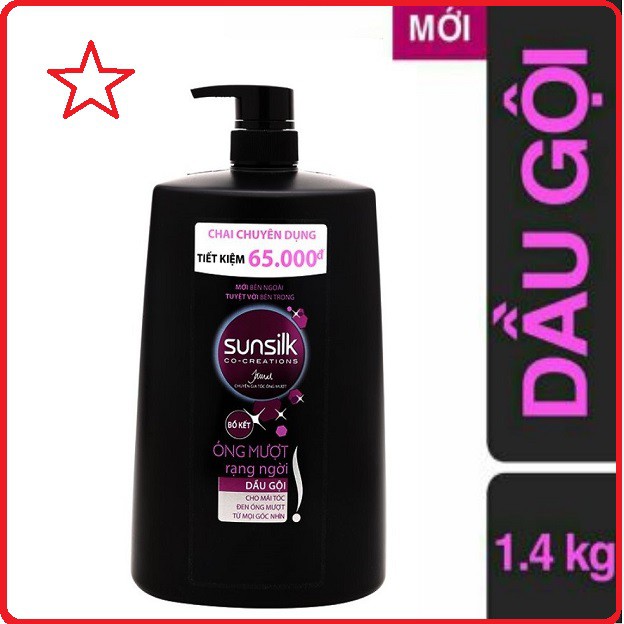 Dầu Gội Sunsilk Óng Mượt Rạng Ngời 1,4KG