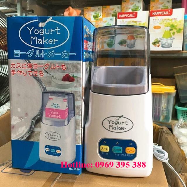 [CHÍNH HÃNG] Máy làm sữa chua Nhật Bản Yogurt Maker 3 nút điều chỉnh, máy ủ sữa chua Nhật Bản