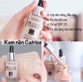 KEM NỀN CATRICE HD 24H