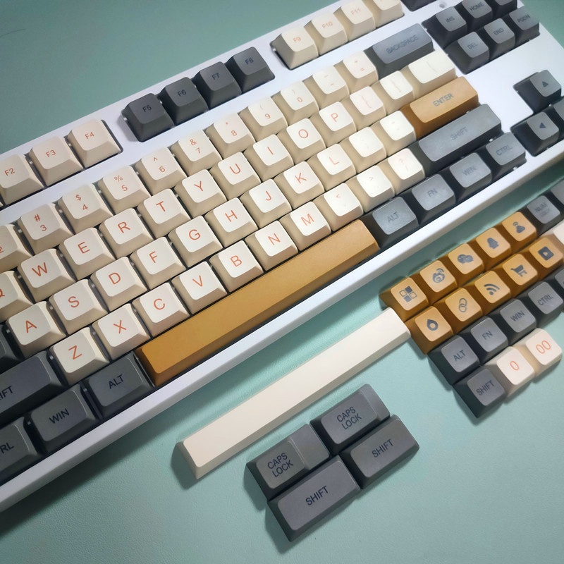 Keycap PBT XDA Shimmer, Gundam, Panda nút bàn phím cơ phù hợp nhiều layout bàn phím cơ bản