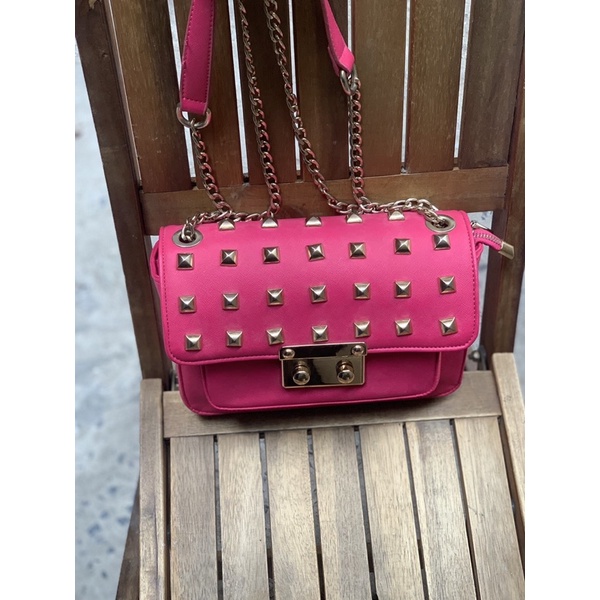 Túi MK hồng - Hàng si