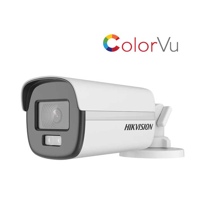Camera analog TVI colorvu, ngoài trời, có màu ban đêm 2MP HIKVISION DS-2CE10DF0T-F DS-2CE12DF0T-F (chính hãng)