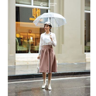 Chân váy ly bung tag cạp CCHAT | BigBuy360 - bigbuy360.vn