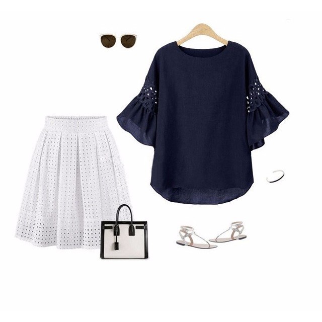 AM0622 - Áo tay loe cho người mập - giá 330k