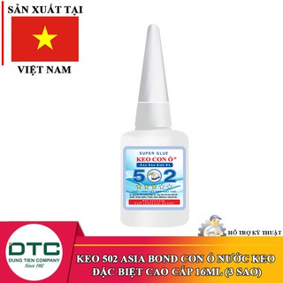 Keo 502 Asia Bond con ó nước keo đặc biệt cao cấp 16ml (3 sao)