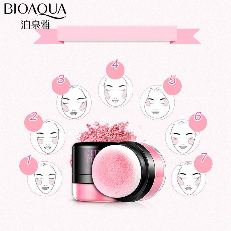 Phấn má hồng mềm mại có màu sắc tươi tắn thương hiệu BIOAQUA | BigBuy360 - bigbuy360.vn