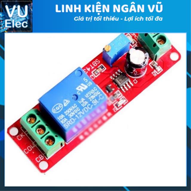 Module Relay 12V Tạo Trễ Đóng Ngắt Thiết Bị