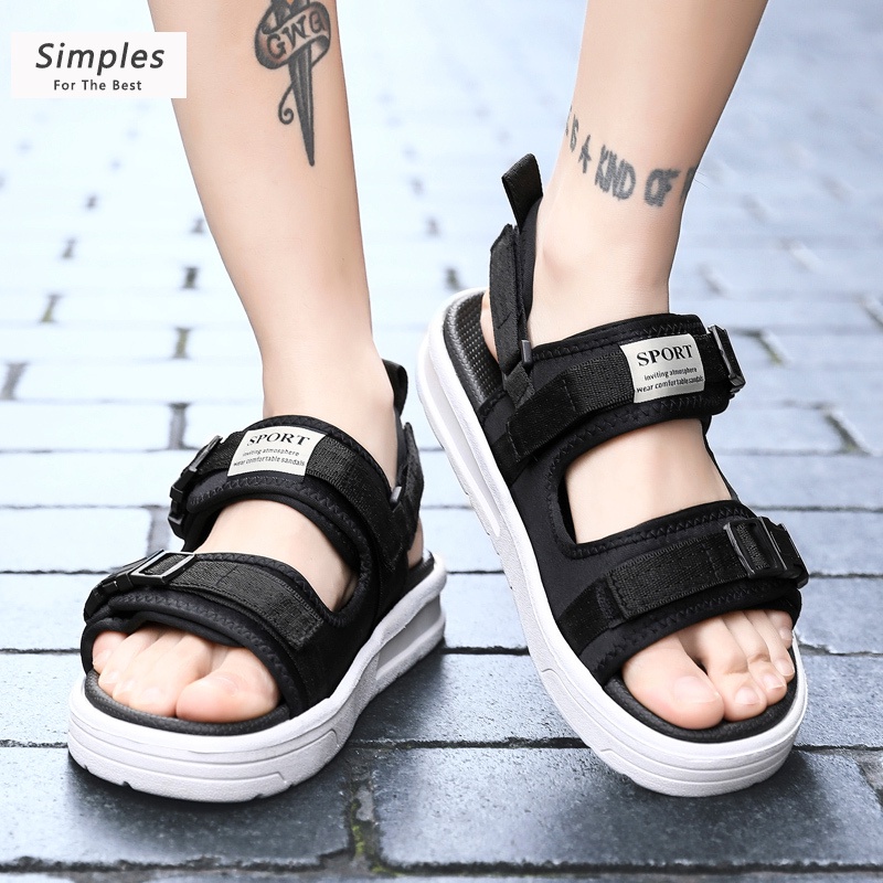 Giày Sandal Cao Su Đế Dày Chống Trượt Thời Trang Thể Thao Nam