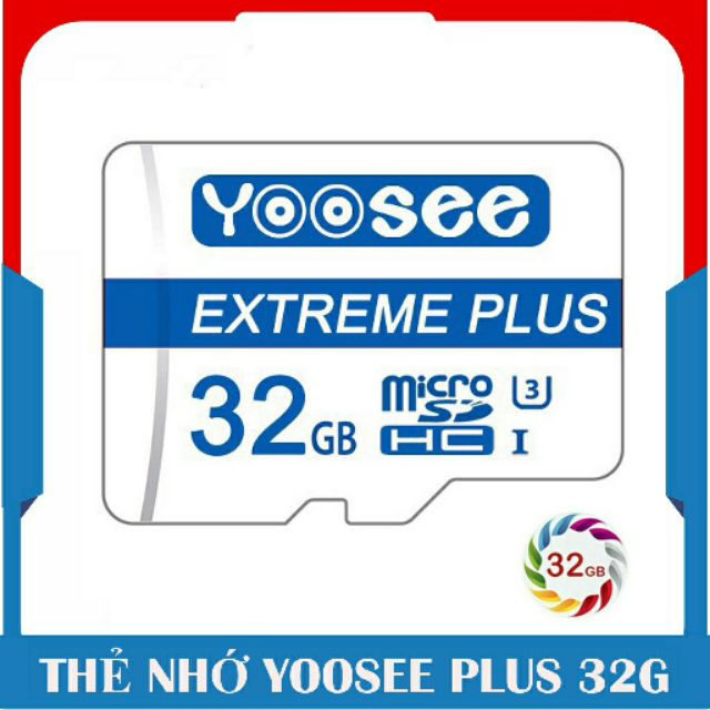 Thẻ nhớ micro sd yoosee plus 32g u3 cho camera,điện thoại | WebRaoVat - webraovat.net.vn