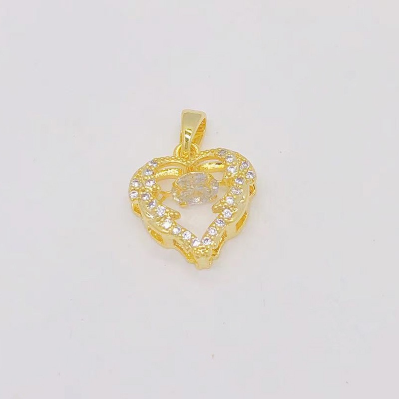 1 Mặt Vòng cổ Mạ Vàng 18K Hình Giọt Nước Không Phai DIY