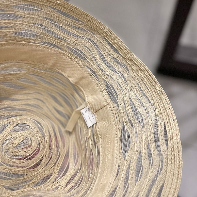 Nón Tai Bèo Đan Cói Phối Lưới Thoáng Khí Phong Cách Nhật Bản Màu Sắc Thời Trang Xuân Hè Dễ Phối Đồ