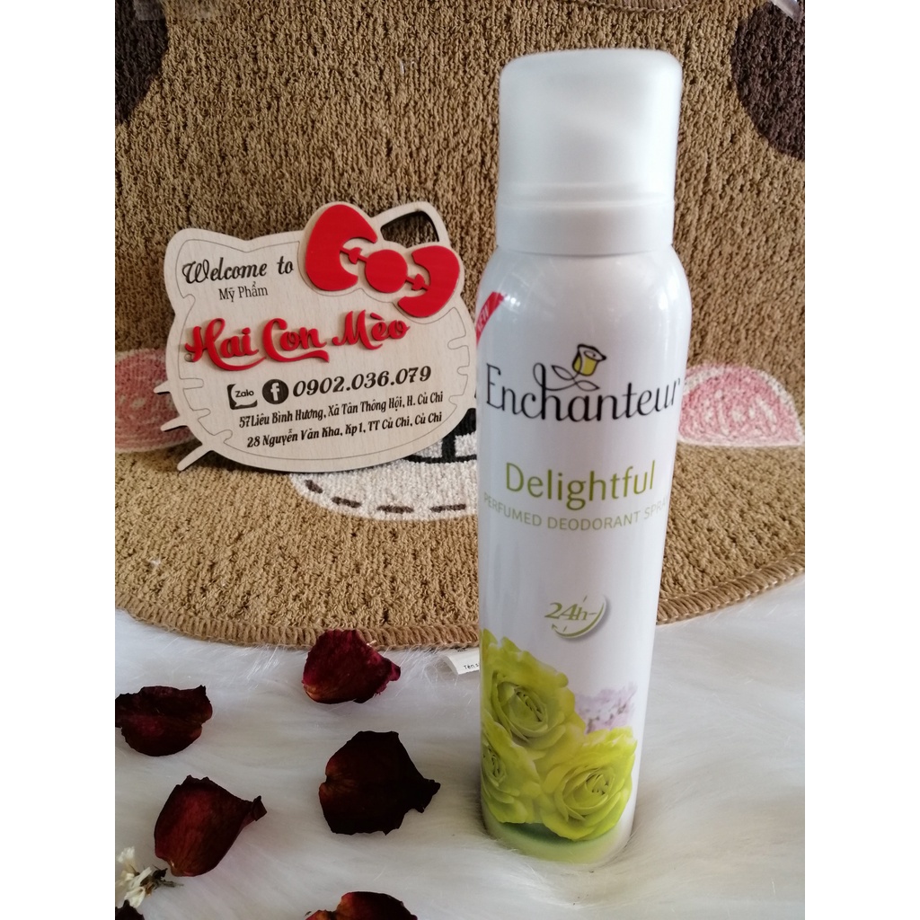 Xịt khử mùi hương nước hoa Enchanteur 150ml