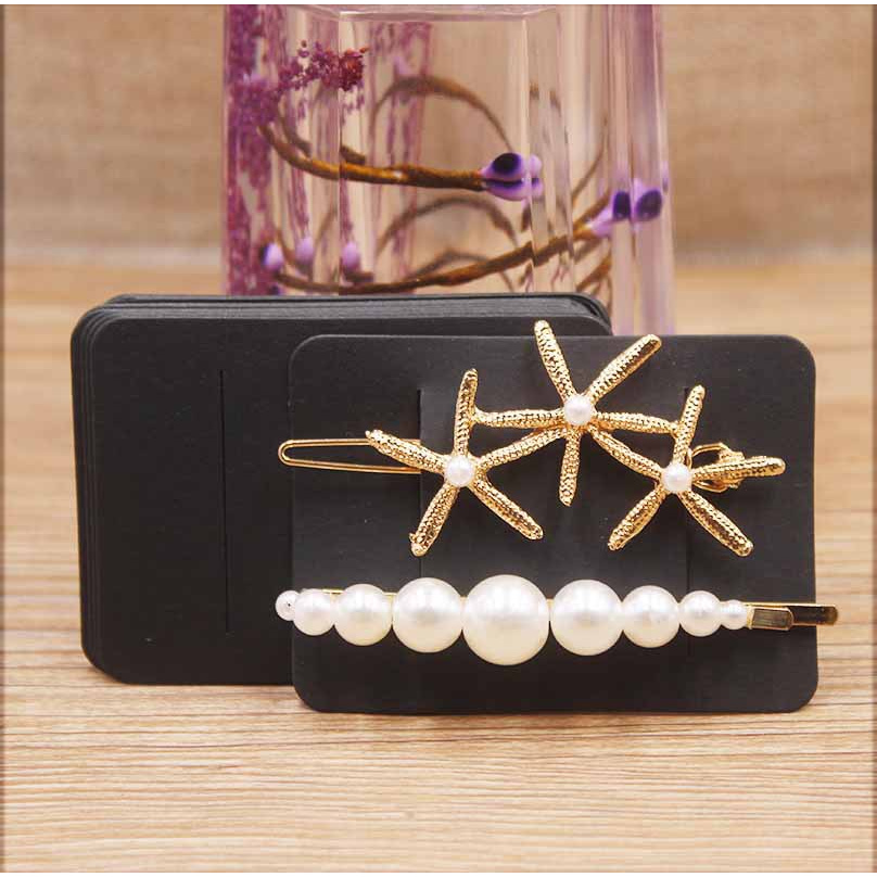 Set 100 kẹp tóc giấy hình rắn nhiều màu sắc